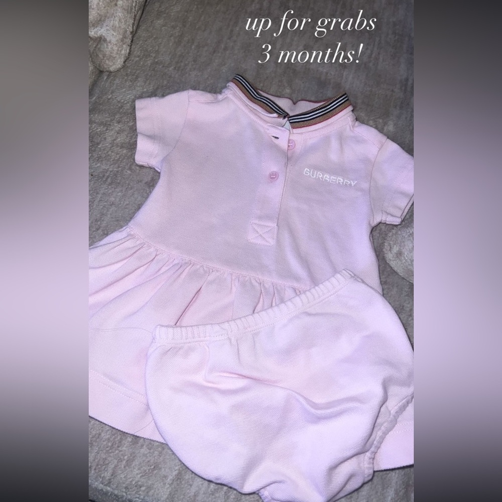 authentic burberry dress